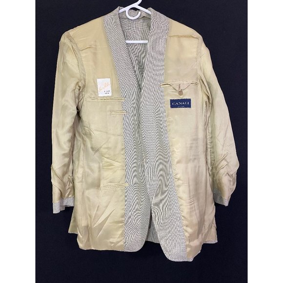 Canali Two Button Wool Blend Blazer 52R - Picture 12 of 16